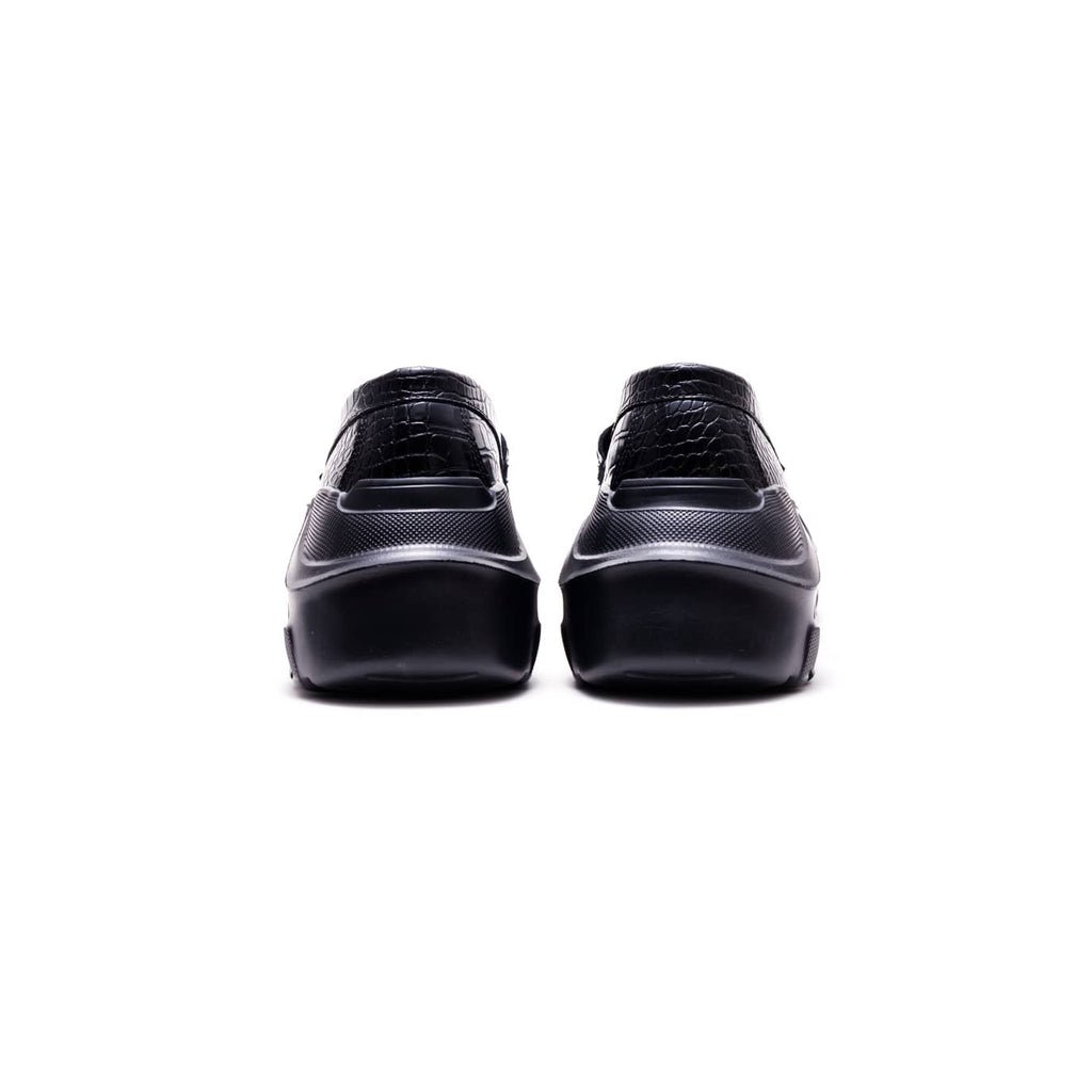 Regulated Gravity-crocodile textured pattern BK – AKIKOAOKI