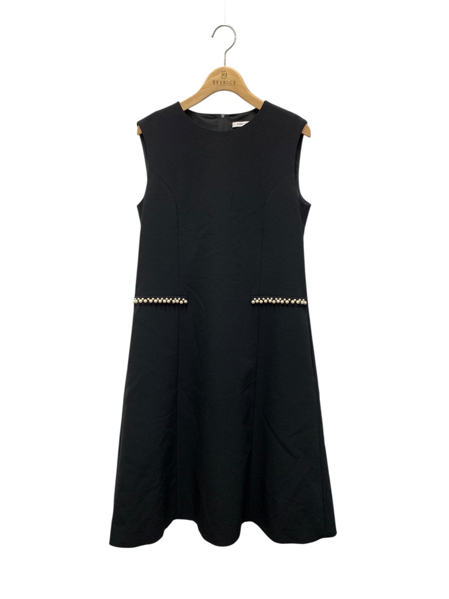 フォクシーニューヨーク Dress Vaness 44207 ワンピース 40 ブラック