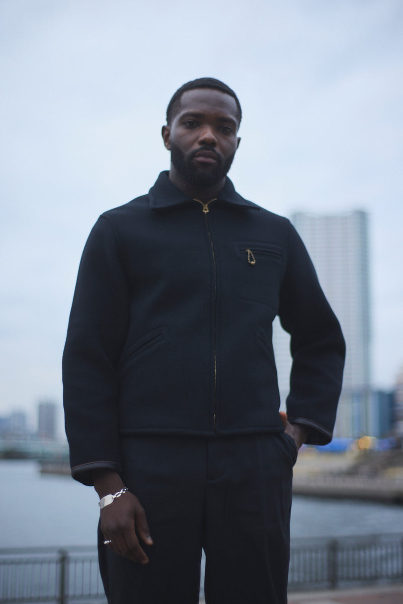 G&F Co. - MELTON COSSACK JACKET _ NAVY – BITTERS STORE