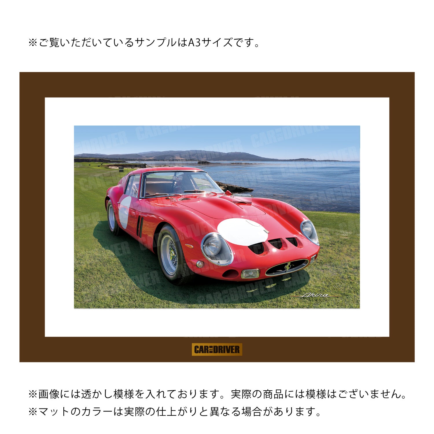 フェラーリ250GTO『CAR and DRIVER』（2024年10月号）表紙 – カー