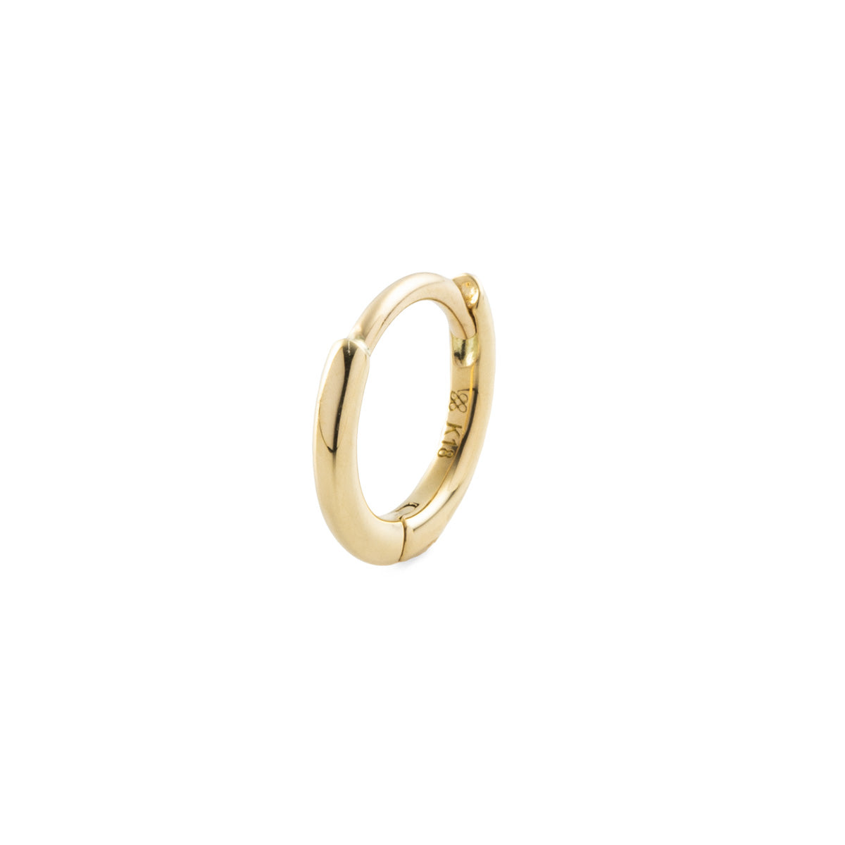 K18 MANHATTAN フープ ピアス XS サイズ