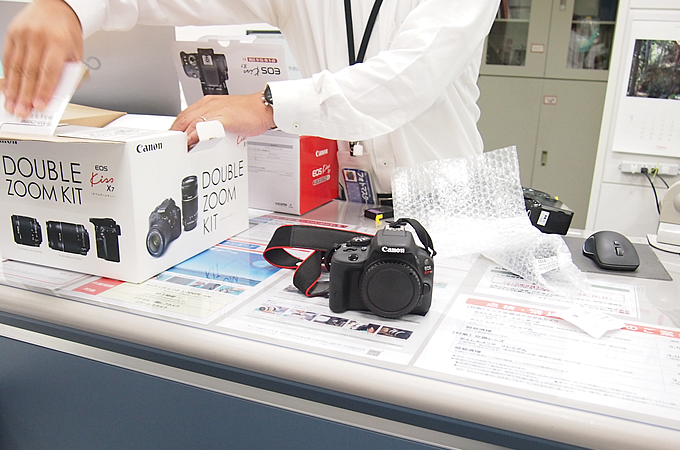 Canon EOS Kiss x7 購入後、電源が入らない故障で銀座まで行ってきまし