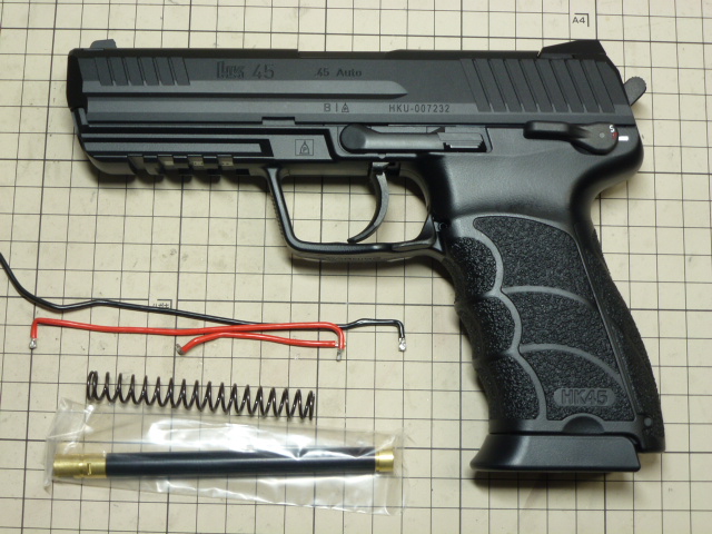□SAATカスタムブログ□東京マルイ HK45カスタム 電動ハンドガン