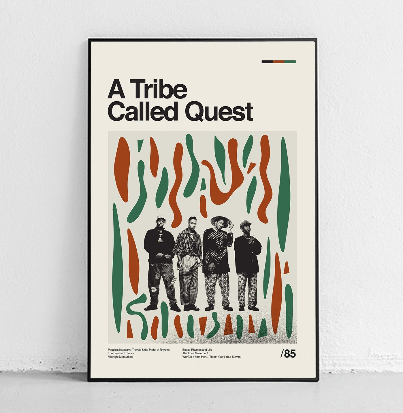 A Tribe Called Quest Midcentury Modern Art Print – Sandgrain Studio