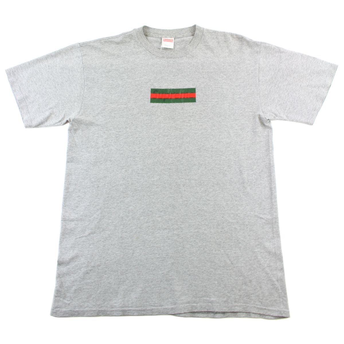 Supreme Gucci Box Logo Tee Grey – SARUGENERAL