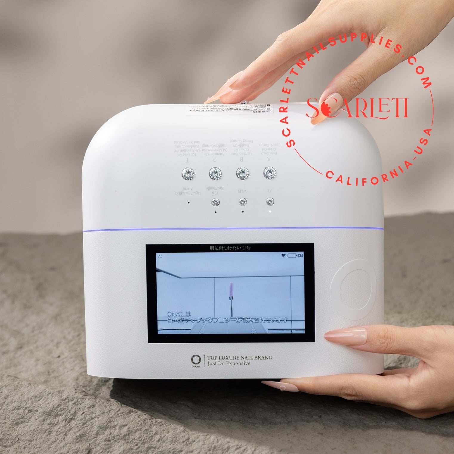 UPGRADED 2026 VERSION] Onail AI Nail Lamp - 1 Year Guarantee O