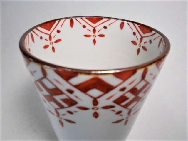 京焼・清水焼 高木岩華(岩華窯) 赤瓔珞 フリーカップ – SEIKADO