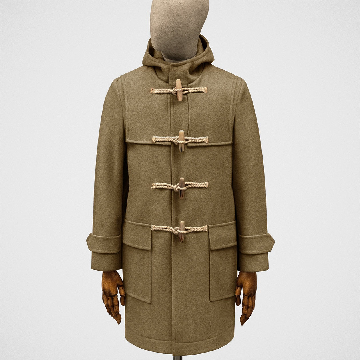 Duffle coat in camel – S.E.H Kelly
