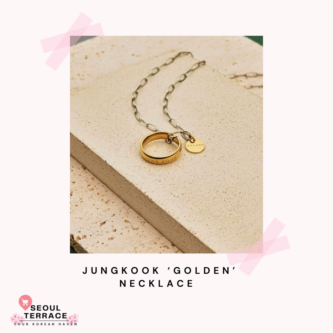 BTS Jungkook - Golden : The Moments Necklace – SEOUL TERRACE