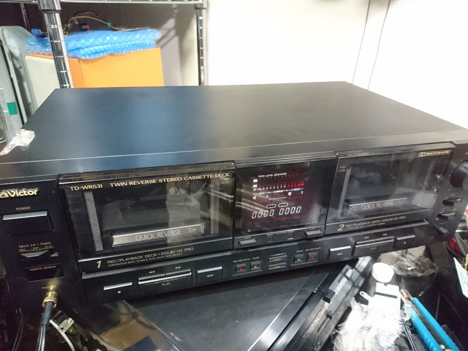 VICTOR カセットデッキ TD-WR531 修理 | 自由日記J -ジャンカーへの道-