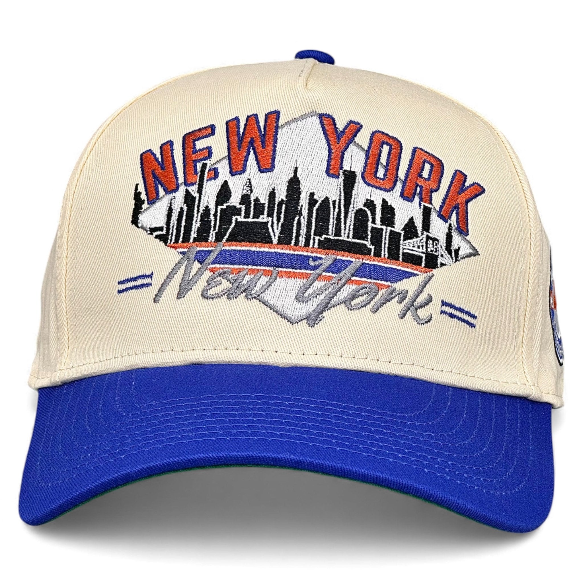 90s Style New York Hat | Mets and Islanders Colors – Shells