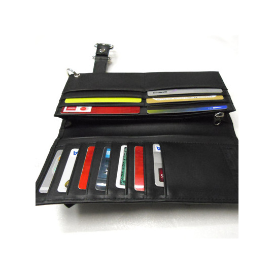 666：レザー ベルト ウォレット（ブラック/ブラック） 商品詳細