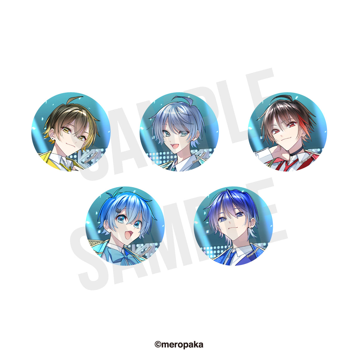 3月下旬以降順次発送予定】めろぱかランダム缶バッジ 春グッズ2025ver