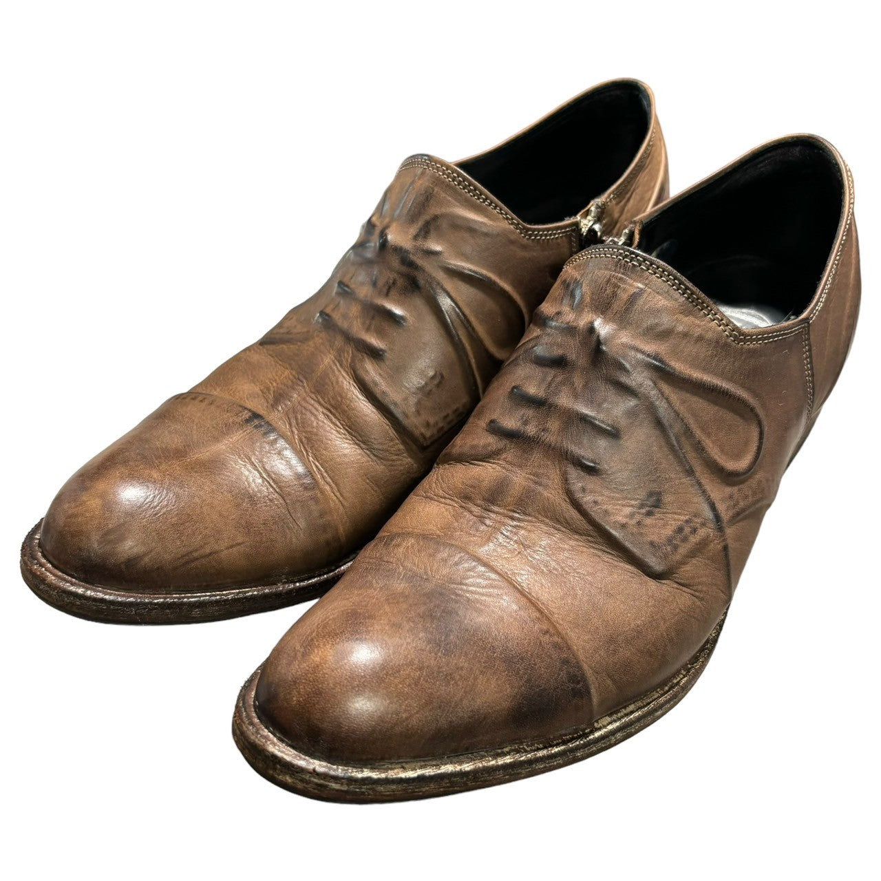 MIHARA YASUHIRO(ミハラヤスヒロ) 00's Broiled side zip leather