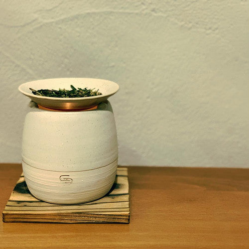 鎌倉】【ギフトおすすめ】オリジナル常滑焼茶香炉 & 専用茶葉セット