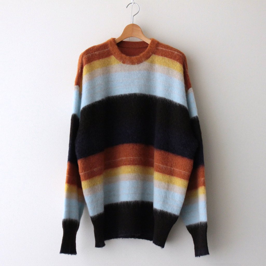 COLOR COMBINATION MOHAIR LS #MULTI STRIPES [ST.533-2] _ stein