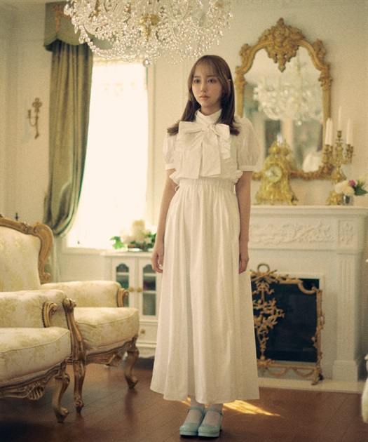 スタンドカラーフリルワンピース【期間限定価格】【2BUY10%OFF対象商品