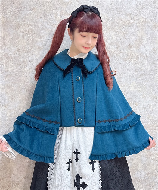 フリルケープコート | 大人衣料 | axes femme online shop