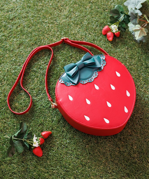 いちごショルダーバッグ【二次予約】 | Chalmiere | axes femme onlineshop