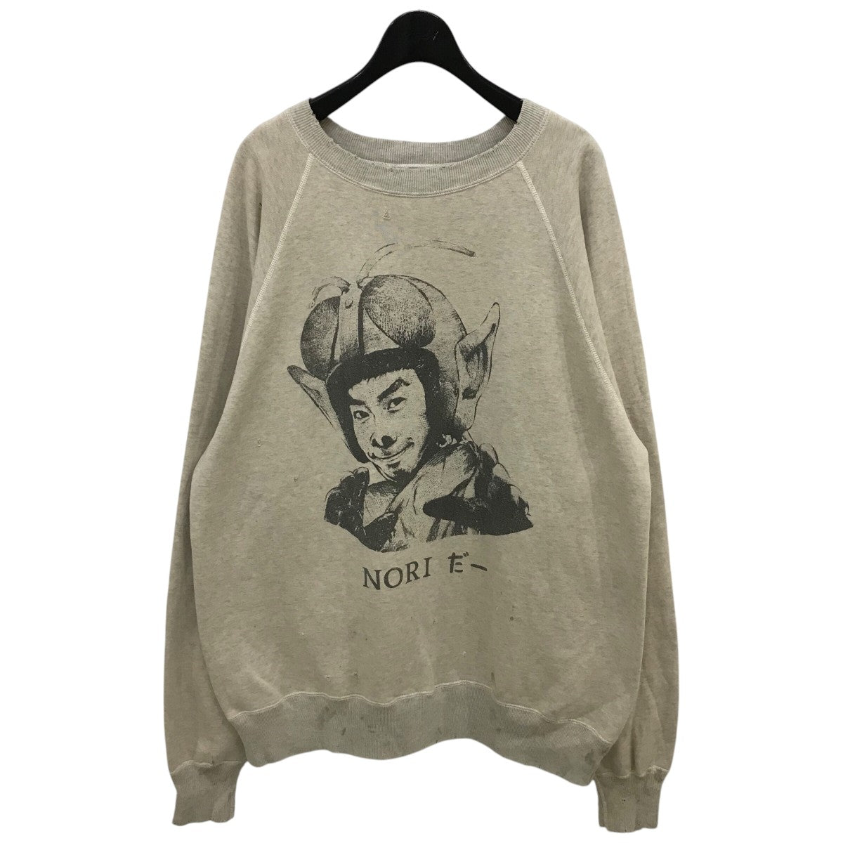 SAINT MICHAEL×木梨憲武 「KN CRW SWT NORIDA-」仮面ノリダー