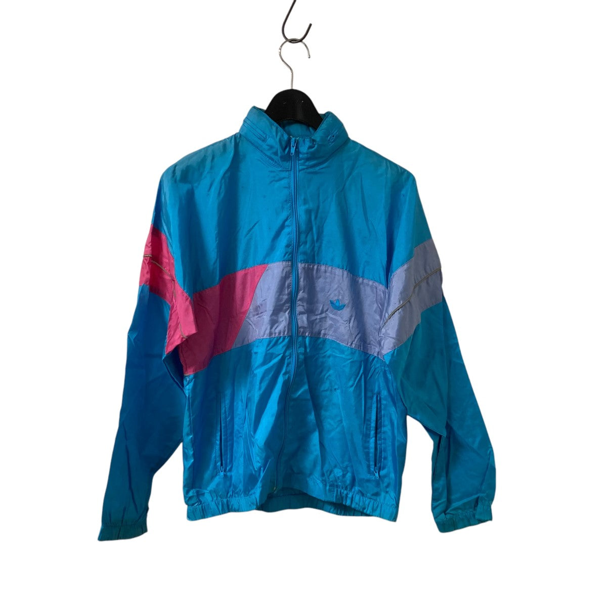 adidas(アディダス) 80S adidasナイロンジャケット スカイブルー
