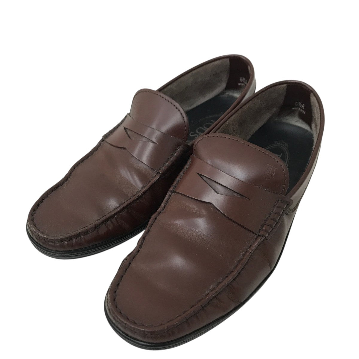 TOD'S(トッズ) ローファー ブラウン サイズ 6 1/2｜【公式】カインド