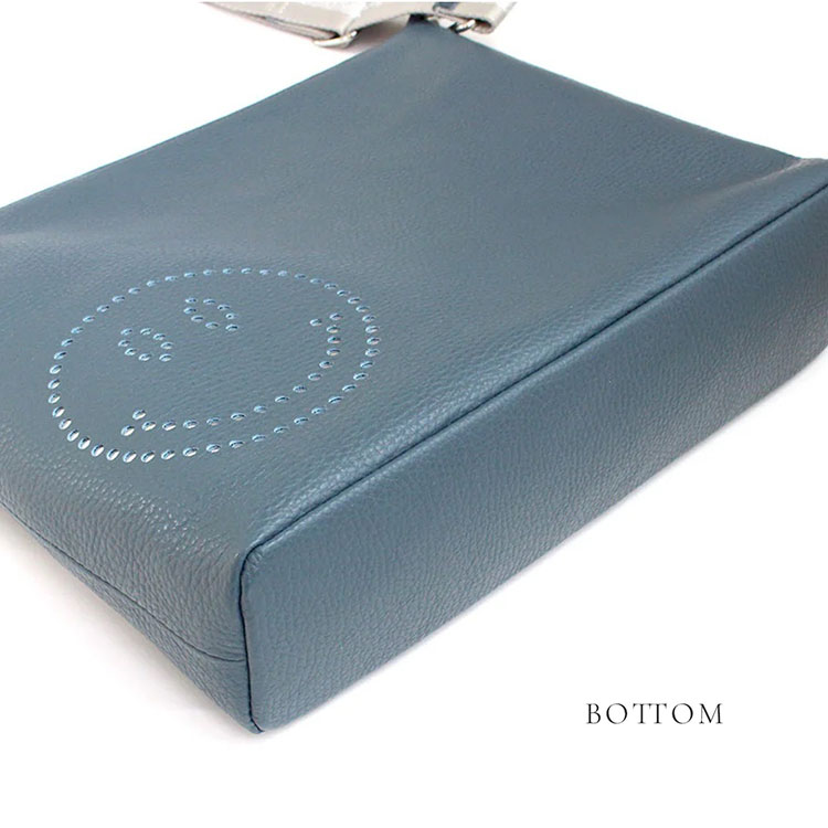 サロンドアルファード］スマイル ホリゾンタルポシェット ガンメタ|新