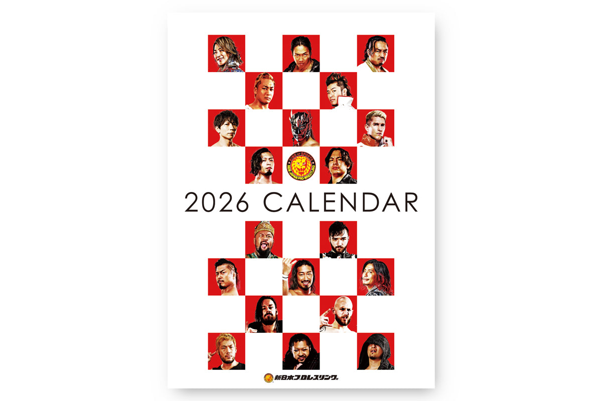 2026年 新日本プロレス カレンダー（壁掛けタイプ B3サイズ）