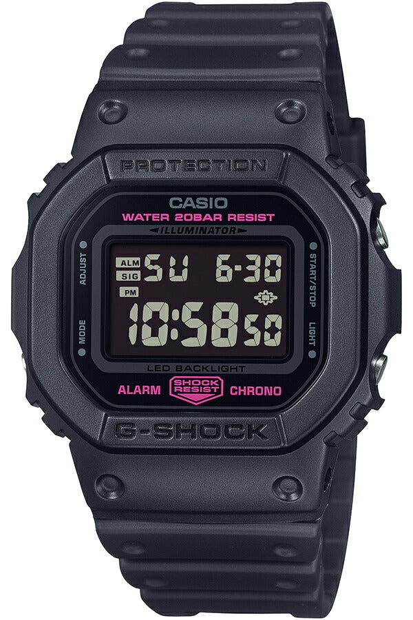 G-SHOCK ピンクリボン活動支援モデル DW-5600PK-1JR メンズ 電池式