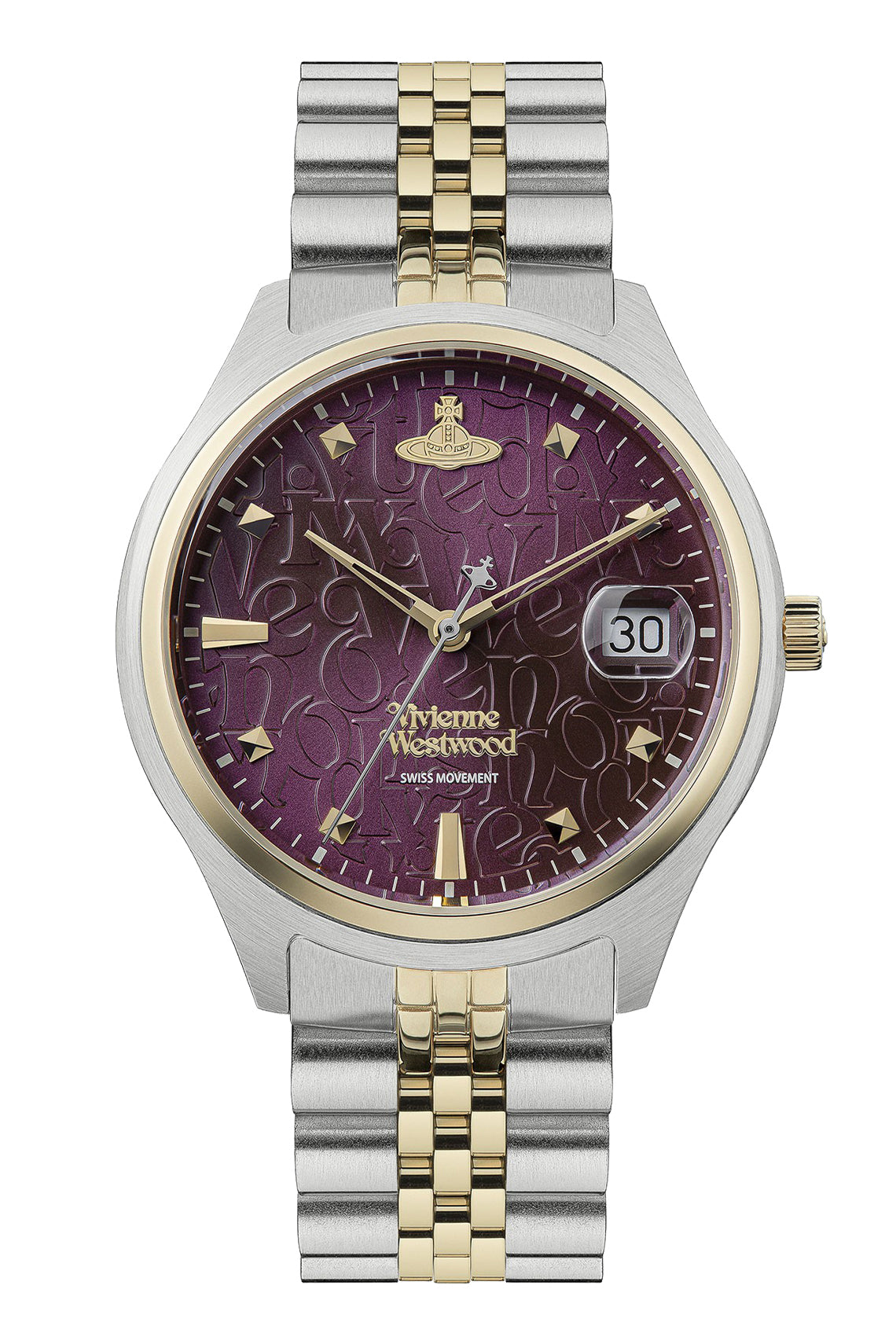 Vivienne Westwood Camberwell Purple Watch - 37mm Two Tone
