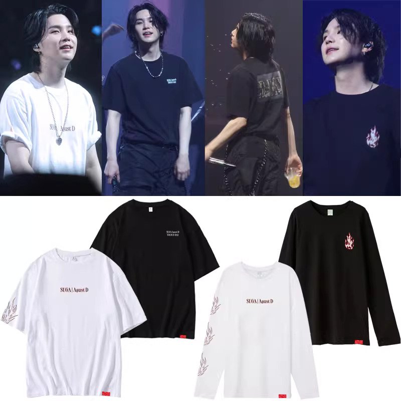 BTS Suga Agust D D-Day Tour Longsleeve T-Shirt – idollookbook