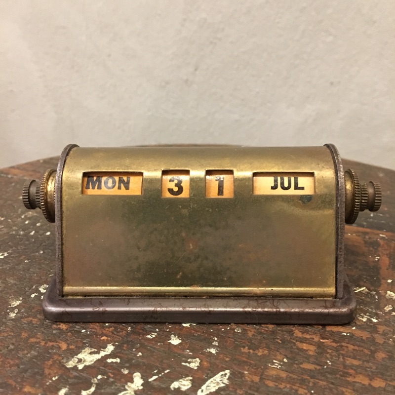 ANTIQUE “PARK SHERMAN” Desktop Calendar | SIGNAL GARMENTS