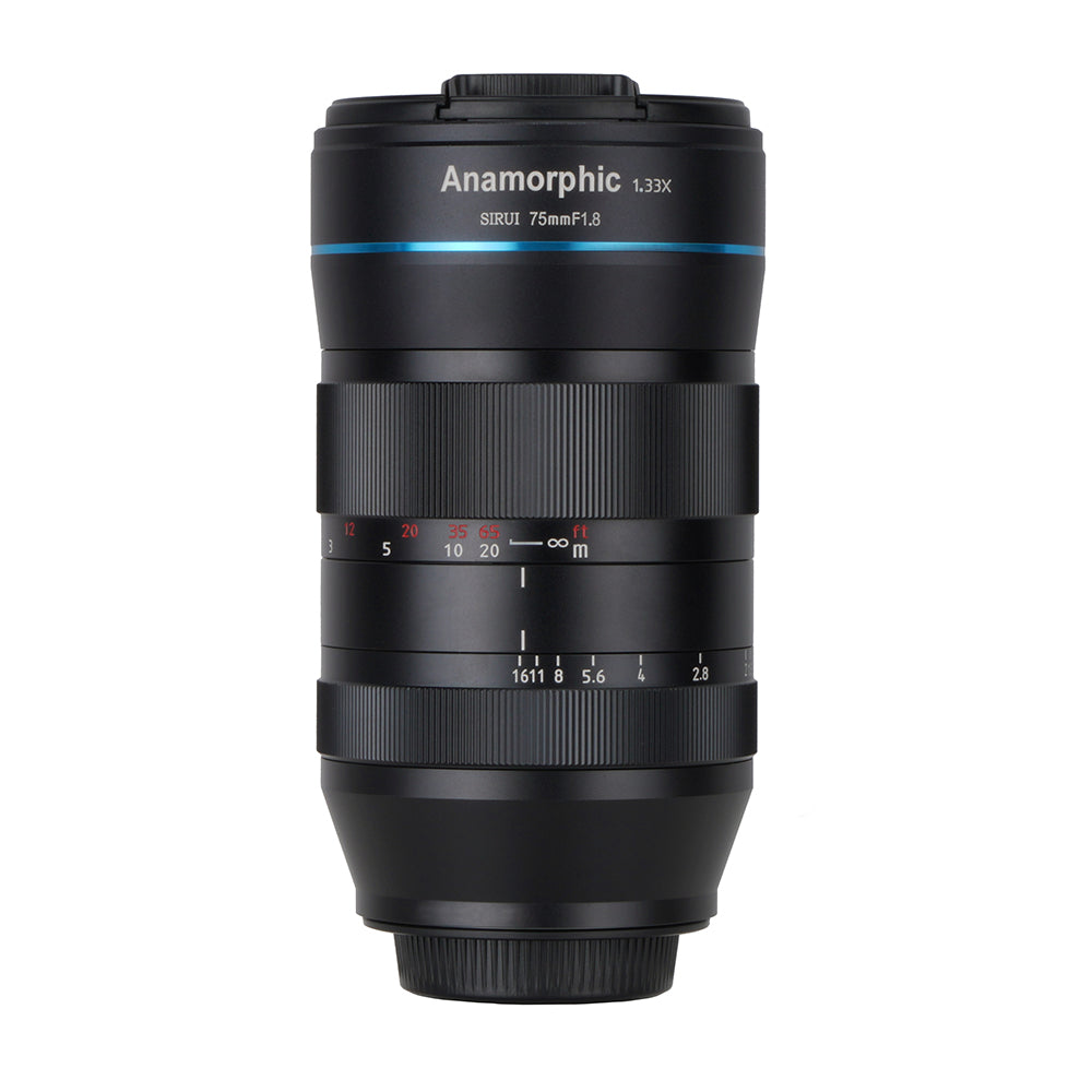 アナモルフィックレンズ 1.33x APS-C 75mm E/EF/MFT/X/Z/RF – SIRUI