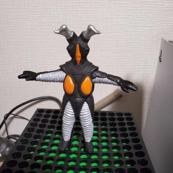 メフィラス星人 大里玩具 指人形 開封品 記名跡あり メフィラス星人