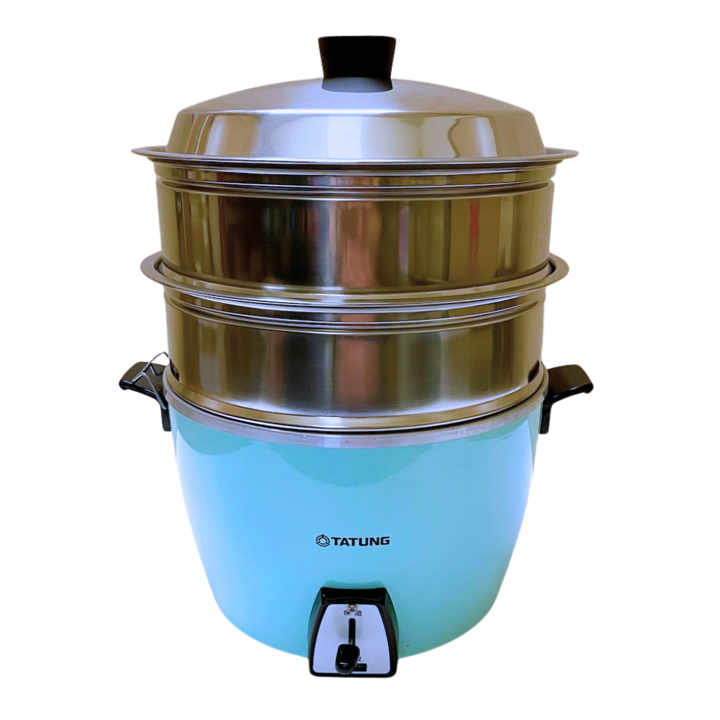 電鍋専用 深型 ステンレス蒸し器（せいろ）｜10.11人前 Lサイズ適合｜1