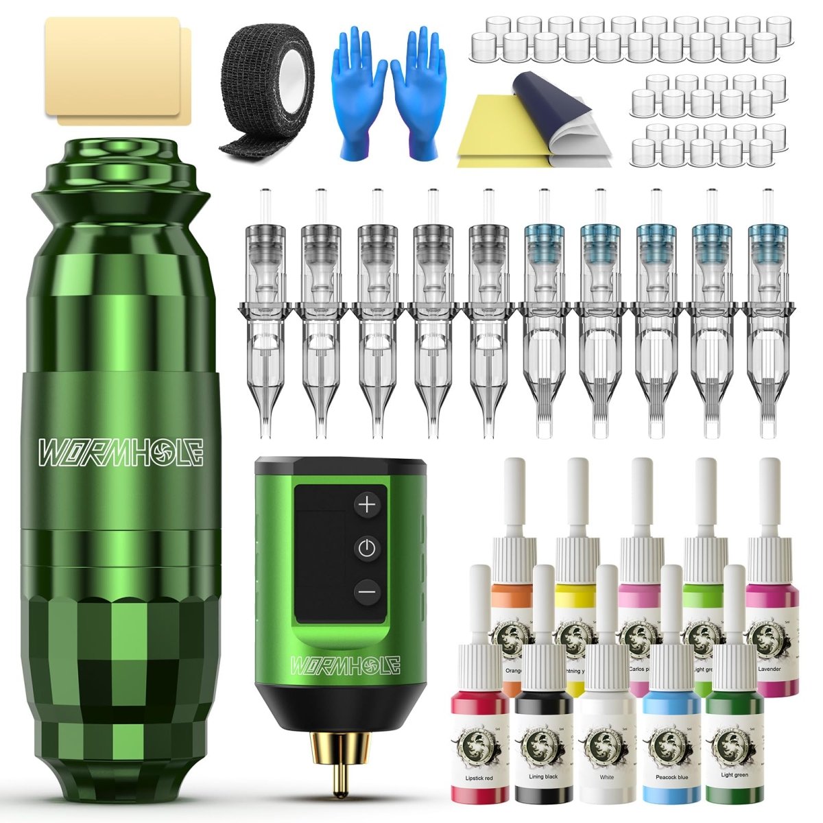 Wormhole Wireless Tattoo Pen Machine Kit WTK258 - Tattoo Unleashed