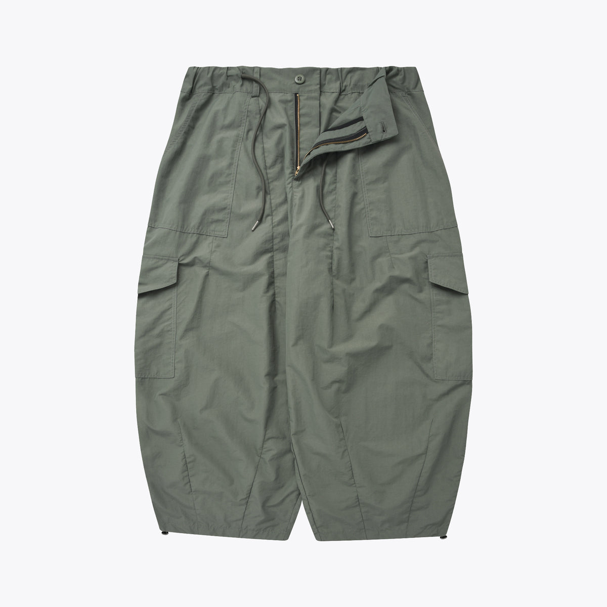 Frizmworks NYLON CARGO BALLOON PANTS - OLIVE - The Great Divide