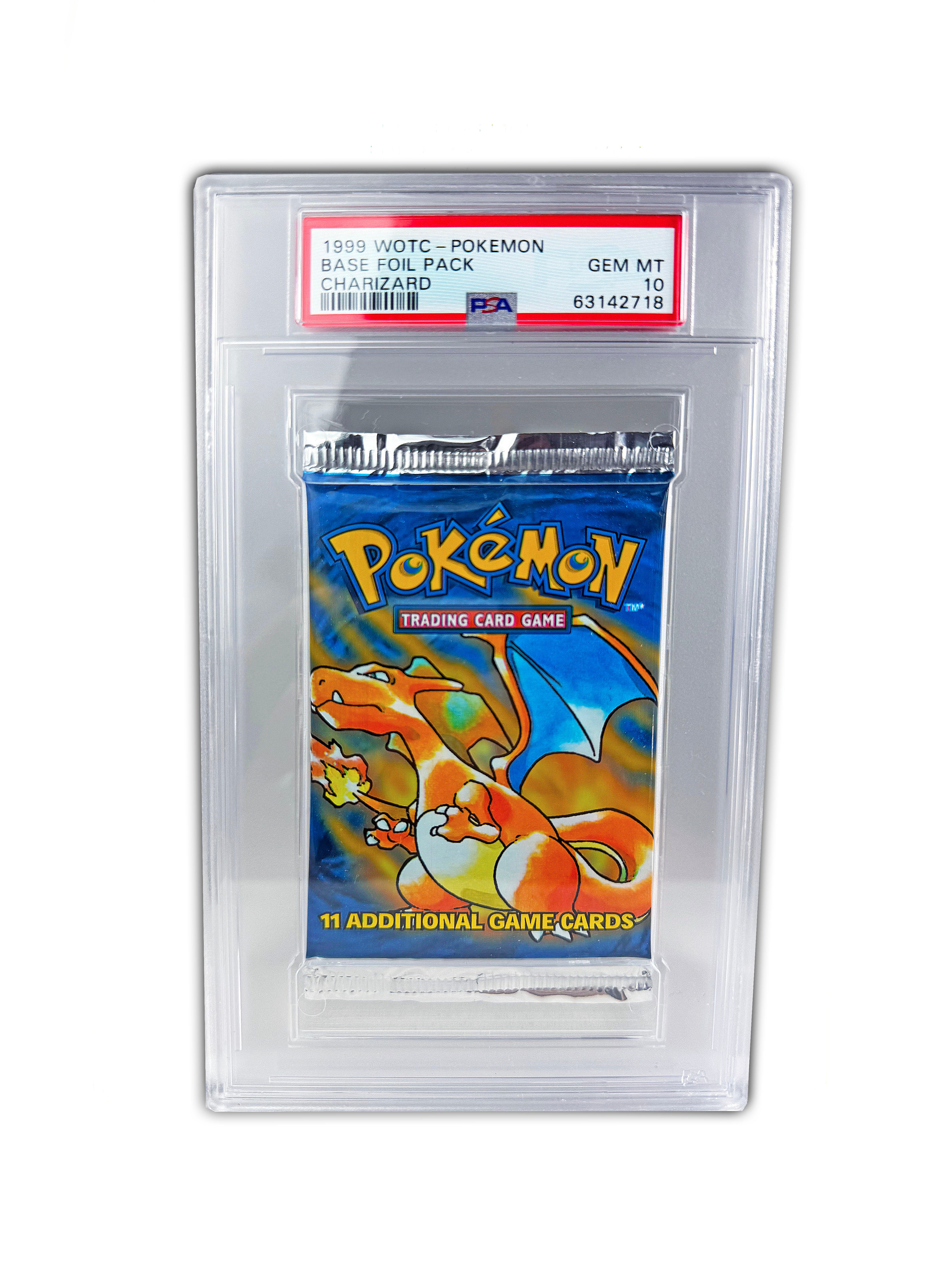 PSA 10 Charizard 1999 Base Pack – The Pokécave