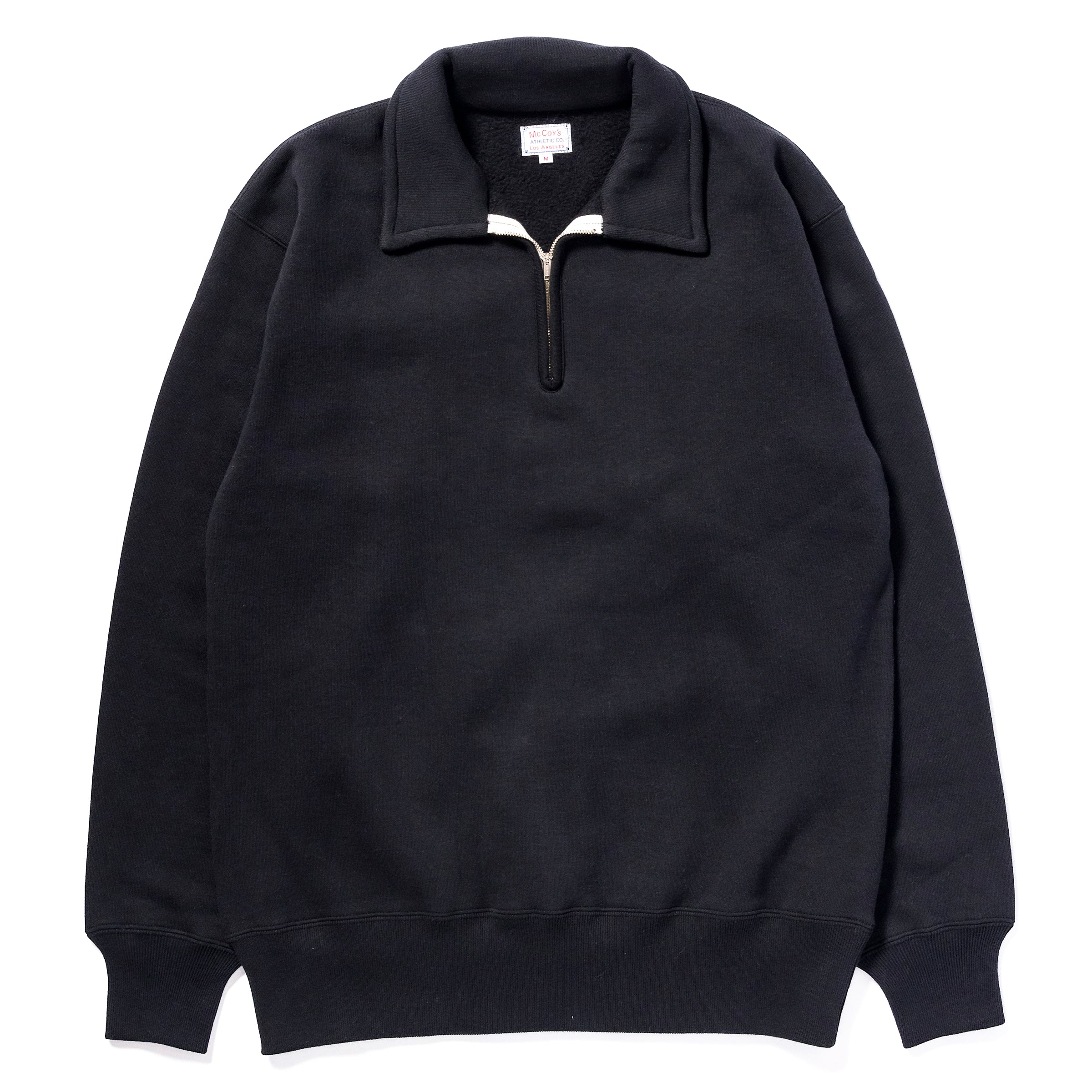 10 OZ. LOOPWHEEL 1/4 ZIP SWEATSHIRT – The Real McCoy's