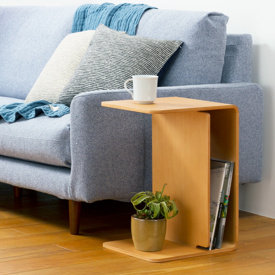 KEYUCA(ケユカ) クワミサイドテーブル ナチュラル[サイドテーブル