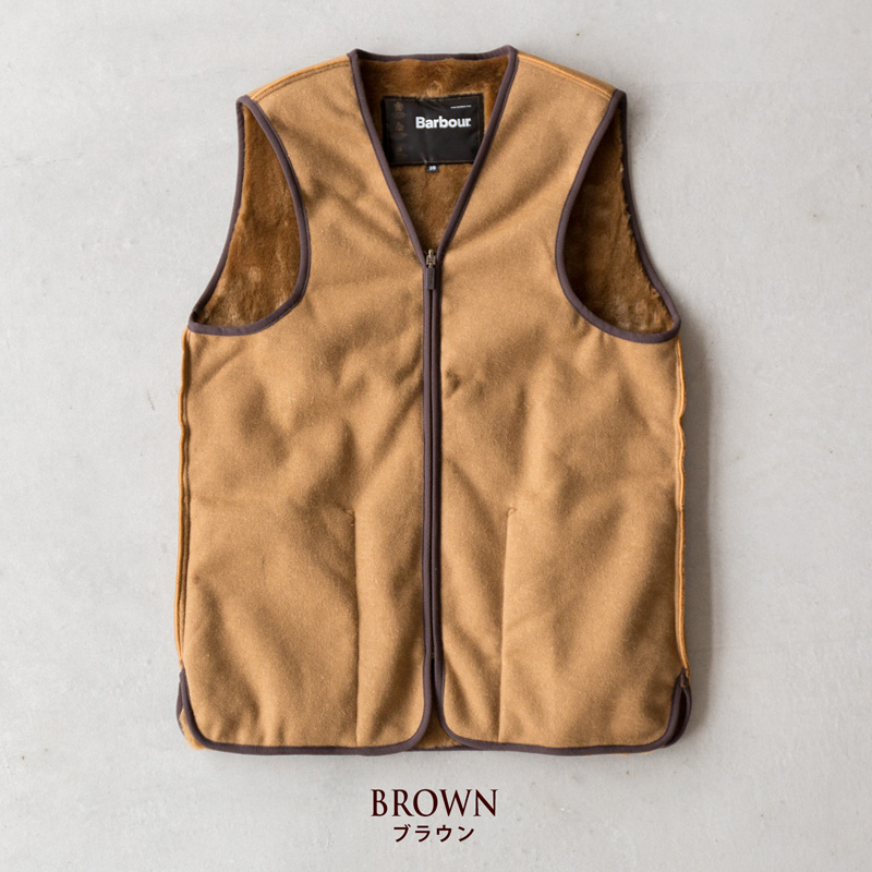 20%OFF】バブアー フロントジップ ファー ライナー ベスト [SLシリーズ