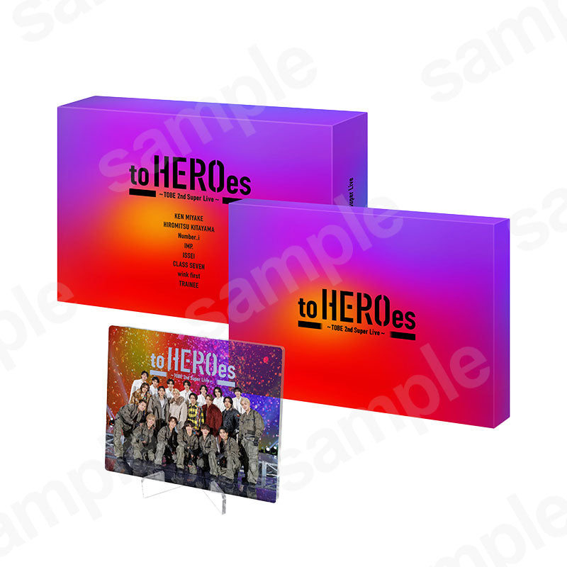 2形態まとめ買い特典付》「to HEROes 〜TOBE 2nd Super Live〜」初回