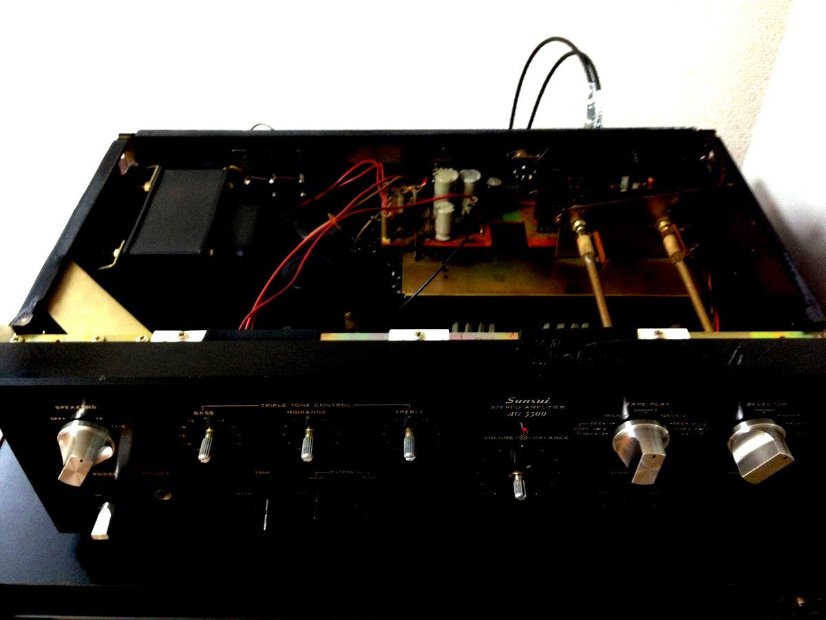 サンスイ AU-5500 レストア（2）: Sound of TOON