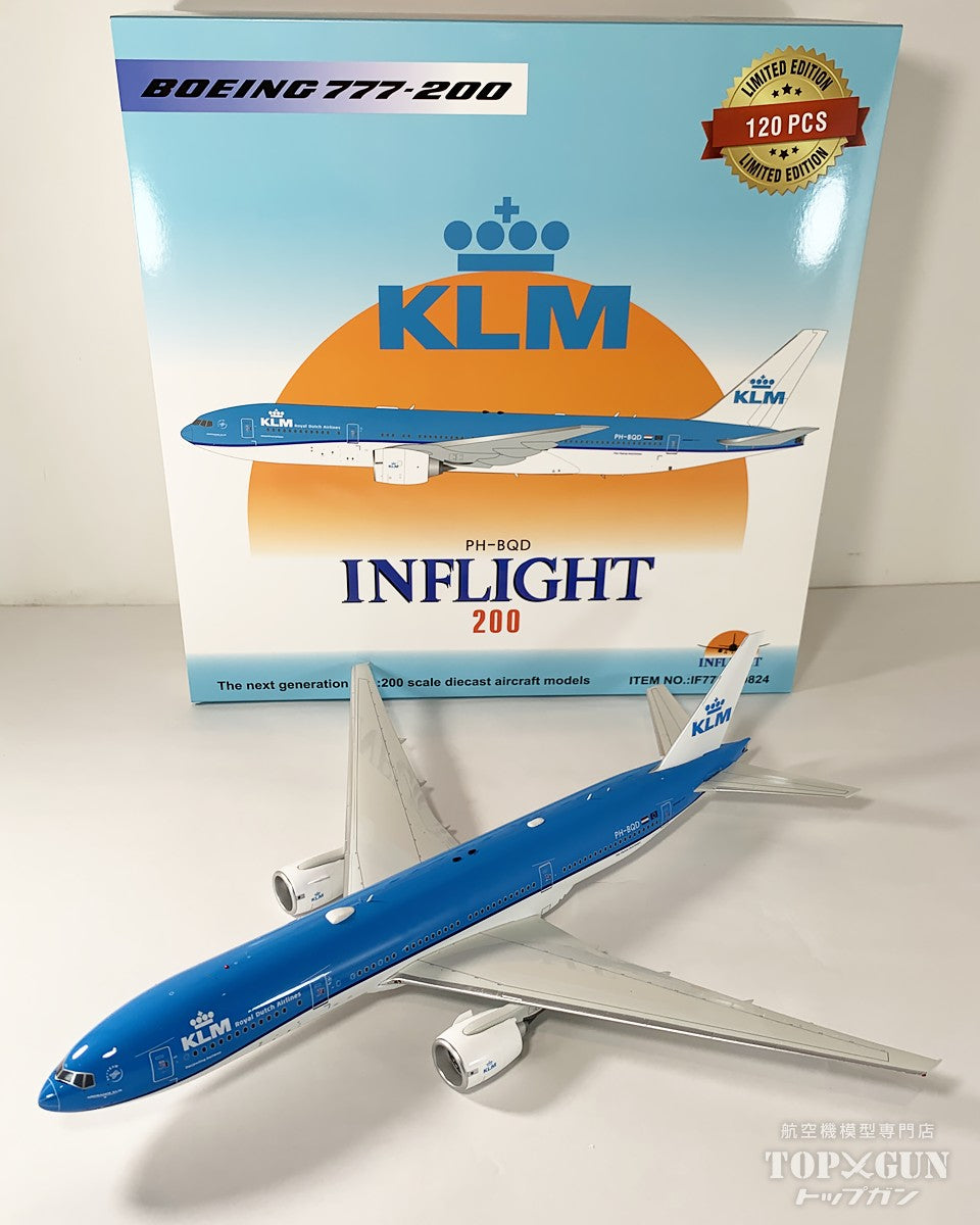 InFlight200 777-200/ER KLMオランダ航空 PH-BQD 1/200 [IF772KL0824]