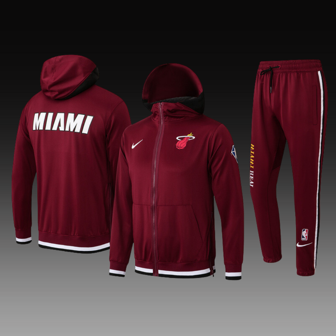 Nike Miami Heat 75th Anniversary Performance Showtime Jacket & Pants S