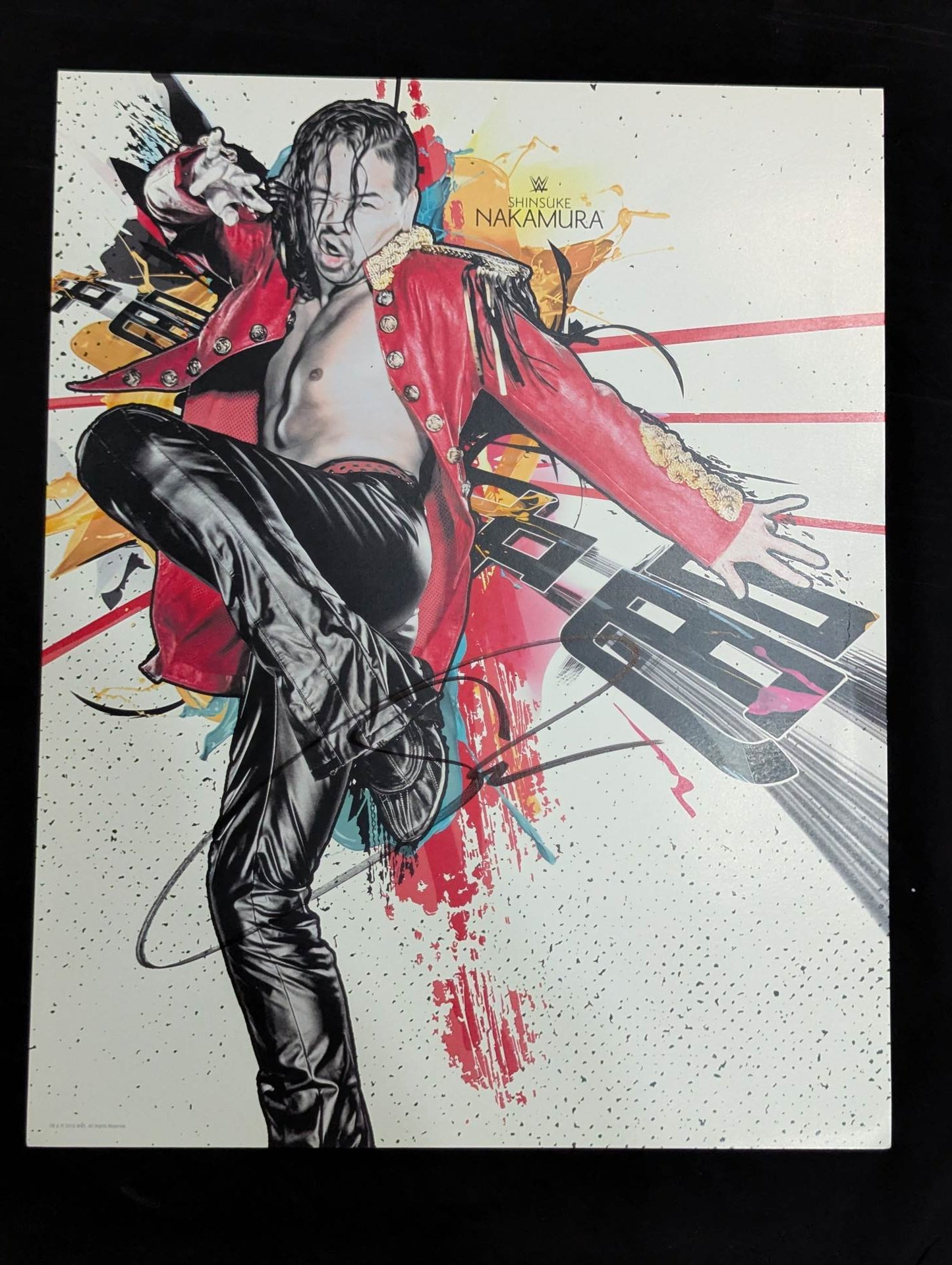 中邑真輔 直筆サイン入り オフィシャル大判ポートレート(A-7) – 闘道館