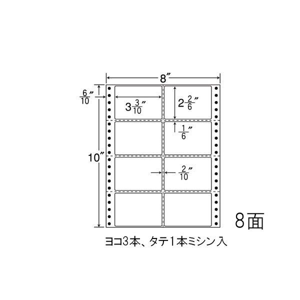 商品詳細表示｜東洋印刷 - ナナフォーム Mﾀｲﾌﾟ MM8D