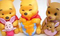 くまのプーさん ソフビパペットマスコット