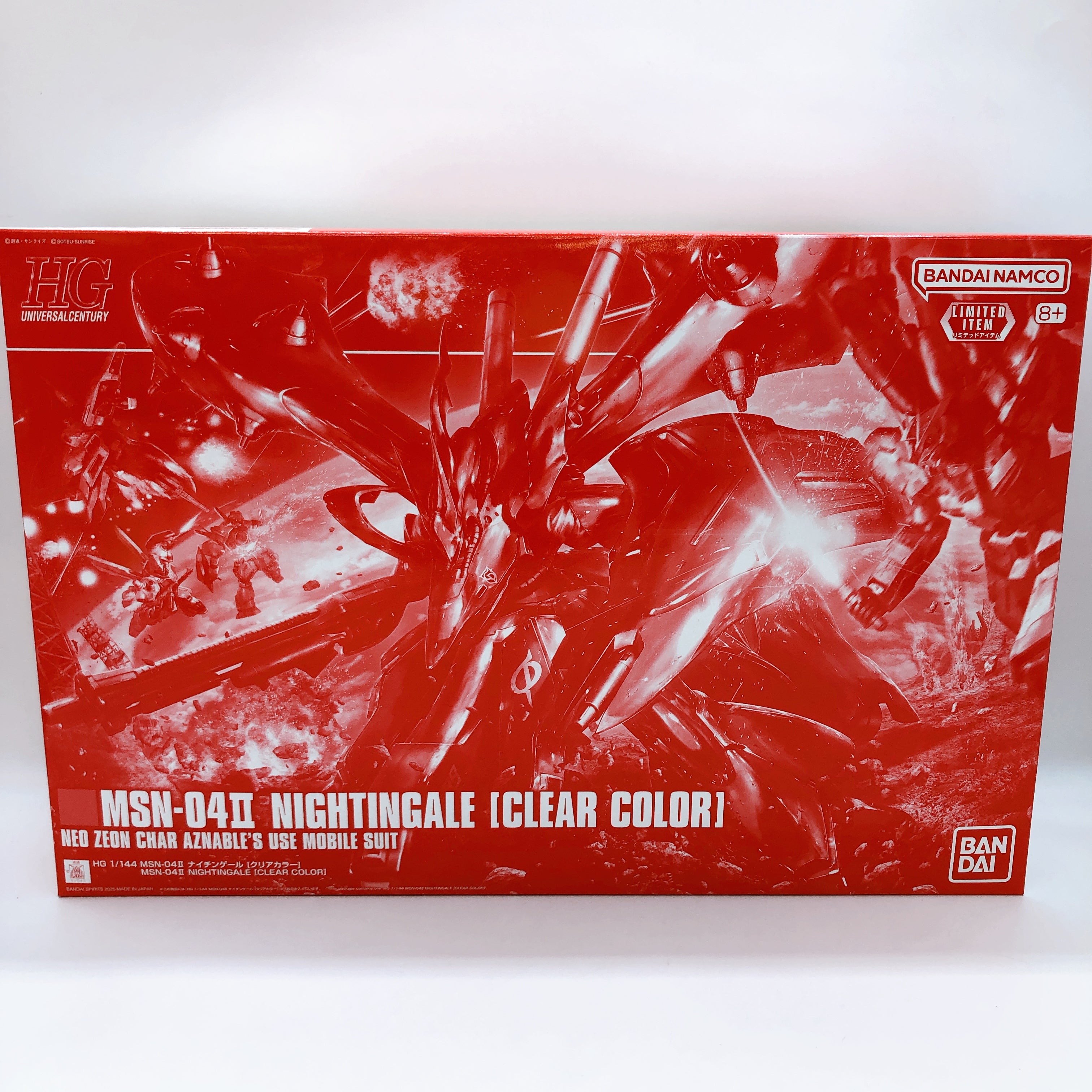 HG 1/144 Nightingale Clear Color MSN-04II Limited Model Kit Bandai NEW