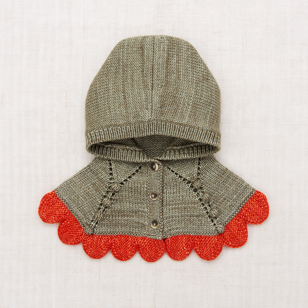 50%OFF / Misha&Puff - Scallop Capelet＜Seal Gray＞ – treats and room